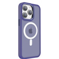 Чехол пластиковый Magsafe для iPhone 14 (фиолетовый)